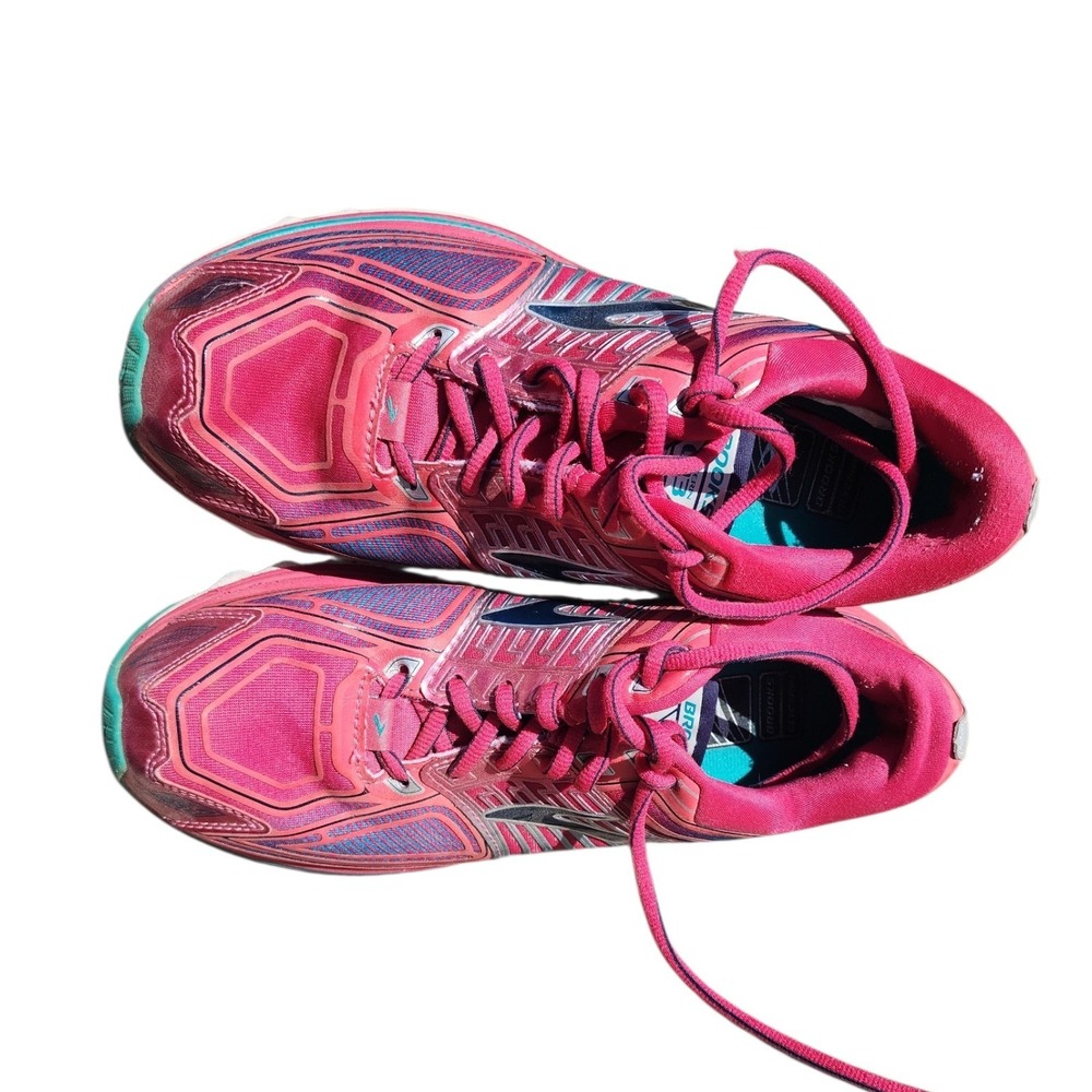 Brooks Glycerin G13 Womens Running Shoes Pink Blue Teal 1201911B661 Size 8 - Picture 5 of 7